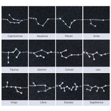 MloveAcc 925 Silver Bracelet Women Constellation Charm Sporty Style Jewelry