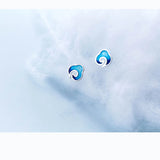 MloveAcc 925 Silver Cloud Stud Earrings Jewelry