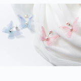 S925 Sterling Silver Butterfly Drop Earrings