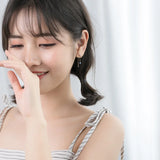 925 Silver Ethnic Cloud Raindrop Tassel Earrings Women Brincos