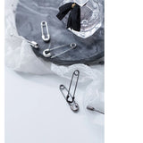925 Silver Pin Brooch Earrings Hoops for Girls