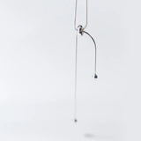 MloveAcc S925 Silver Snake Chain Pendant Necklace Choker Adjustable