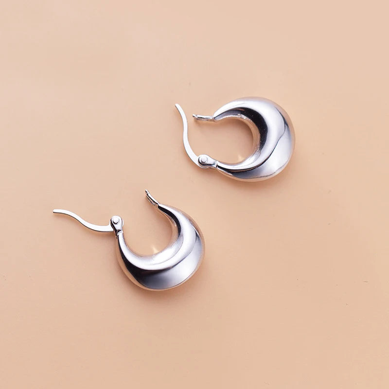 MloveAcc Sterling Silver Drop Earrings Women Lady Costume Jewelry Party