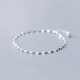 MloveAcc Sterling Silver Unique Anklet Foot Jewelry for Women