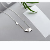 MloveAcc Elephant Necklace 925 Sterling Silver Pendants
