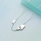 MloveAcc Elephant Necklace 925 Sterling Silver Pendants