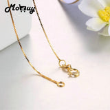 925 Silver Chain 16 Inches Fine Jewelry Box Chain Men Women