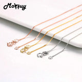 925 Silver Chain 16 Inches Fine Jewelry Box Chain Men Women