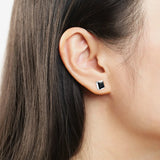 Sterling Silver Chalcedony Stud Earring for Women