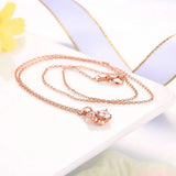 Rose Quartz Animal Claws Necklace & Pendant 925 Sterling Silver Rose Plated