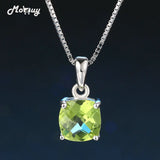 Peridot Lattice Necklace & Pendant 925 Sterling-Silver Gift