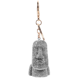 Moai Key Ring Easter Island Head 3D Figurine Key Chain Party Favor