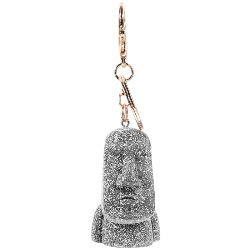 Moai Key Ring Easter Island Head 3D Figurine Key Chain Party Favor