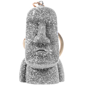 Moai Key Ring Easter Island Head 3D Figurine Key Chain Party Favor