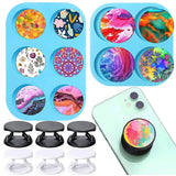 Mobile Phone Bracket Silicone Resin Molds Phone Stand Holder Crystal Epoxy