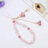 Mobile Phone Lanyard Short Hand Strap for Key Diamond Bracelet