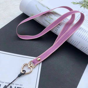 Heart Buckle Phone Lanyard Anti-lost Chain Hanging Neck Rope