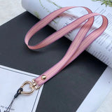 Heart Buckle Phone Lanyard Anti-lost Chain Hanging Neck Rope