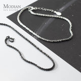 925 Silver Gypsophila Chain Bracelet Unisex Jewelry