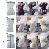 Resin Mold Female Body Stand Ornaments Home Decor DIY Tool