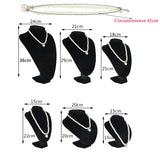 PU Jewelry Display Necklace Pendants Mannequin Jewelry Stand