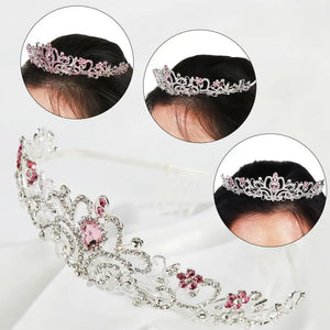 Pearl Headband Bling Tiaras for Girls Princess Crown