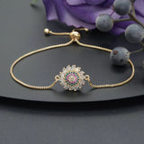 CZ Pave Bracelets Dubai Bridal Wedding Jewelry