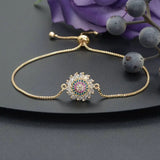 CZ Pave Bracelets Dubai Bridal Wedding Jewelry