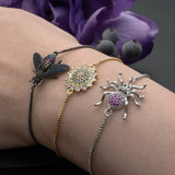 Spider CZ Pave Geometric Bracelet for Dubai Women