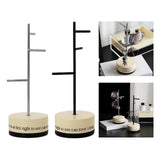 3 Tier Rotating Jewelry Stand Organizer - Earrings Rings Display