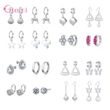 925 Silver Earrings Jewelry Sets for Women - Multiple Styles in One Set