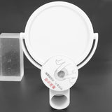 Bathroom Mirror Wall Suction Folding Arm Extend Round Bath Accessories