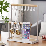 Modern Iron 2-Tier Sunglasses Display Stand Jewelry Display Showcase