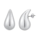 925 Silver Teardrop Earrings For Women Party Celebration