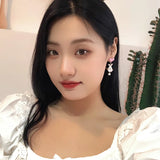 Sweet Rabbits Earrings 925 Silver Needle for Women Hot Selling