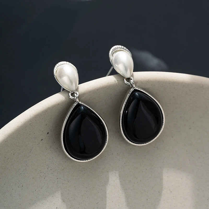 Vintage Teardrop Earrings 925 Silver Needle Hot Party Jewelry