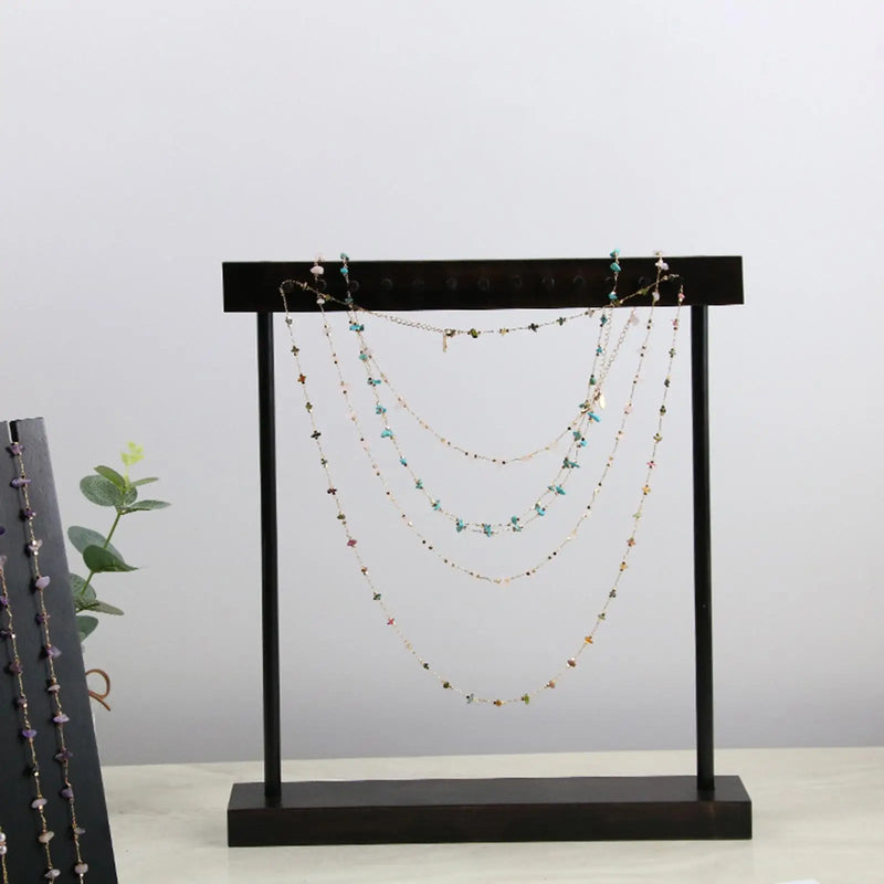 12-Hook Modern Jewelry Display Stand for Bracelets