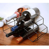 Metal Honeycomb Wine Rack Beehive Tabletop Wine Holder Display