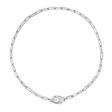 Stainless Steel Handcuff Necklace Anniversary Gift