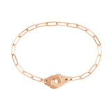 Stainless Steel Handcuff Necklace Anniversary Gift