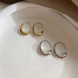 C Shaped Hoops Ear Piercing Female Jewelry