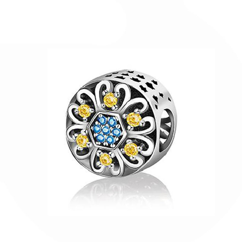 Stylish S925 Silver Lace Bead Bracelet for Parties