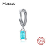 925 Silver Ear Cuff Tourmaline Zirconia Clip Earrings