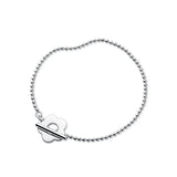 925 Silver Beads Geometric Bracelet for Women