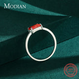Real 925 Watermelon Tourmaline Finger Ring for Women