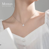 925 Silver Zircon Butterfly Mini Pendant for Women
