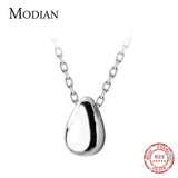 925 Silver Water Drop Necklace Fine Jewelry
