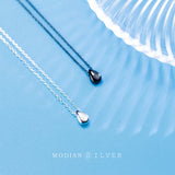 925 Silver Water Drop Necklace Fine Jewelry