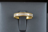 925 Silver Wedding Band Ring w/ 5A Zircon Jewelry