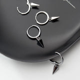 Conical Hoop Earring 925 Sterling Silver Geometric Fine Jewelry Brincos